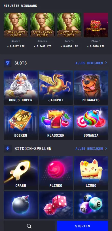 LTCCasino Mobiel